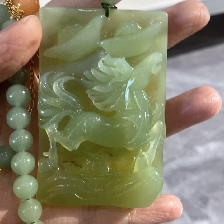 岫玉毛衣链未镶嵌