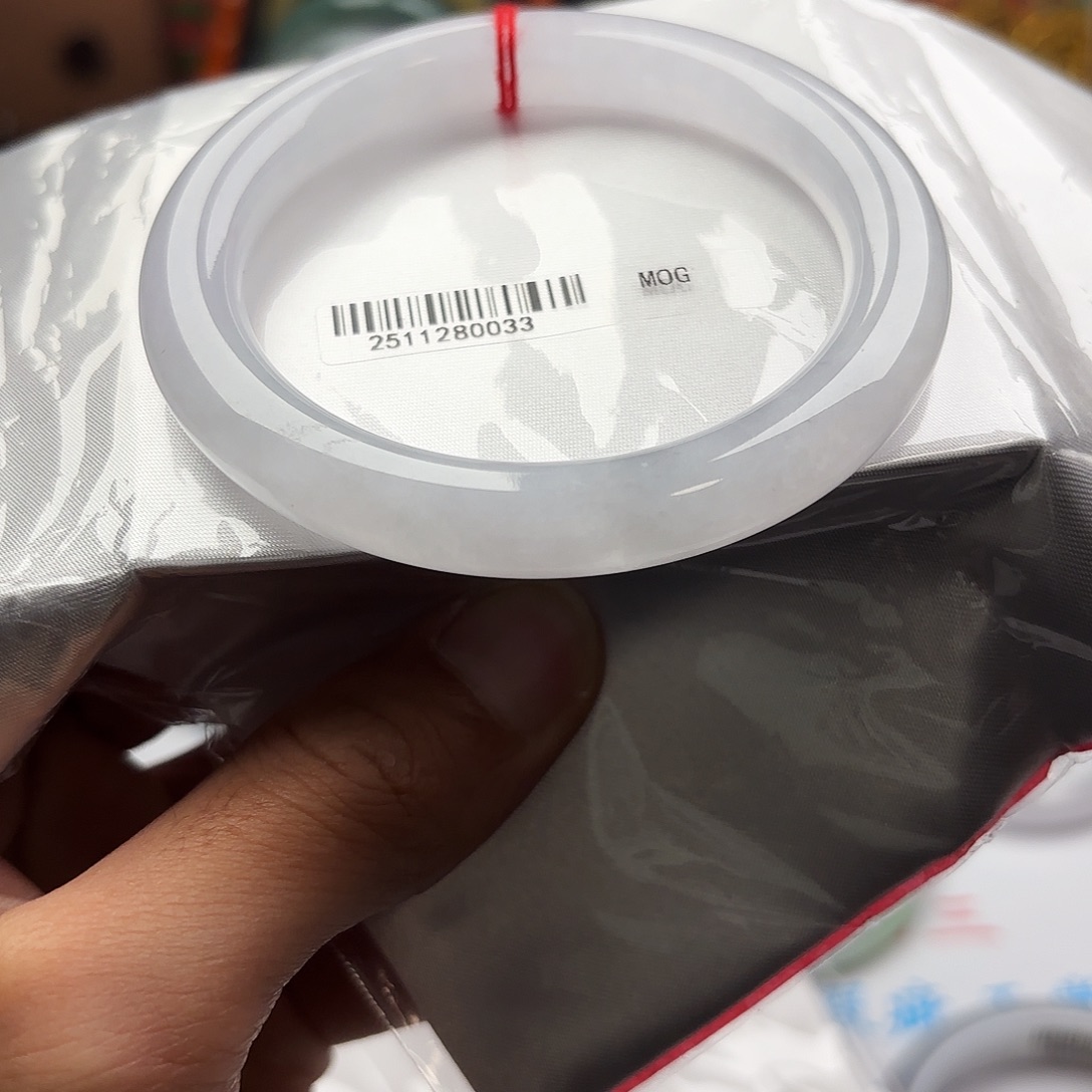 翡翠未镶嵌手镯5860 108