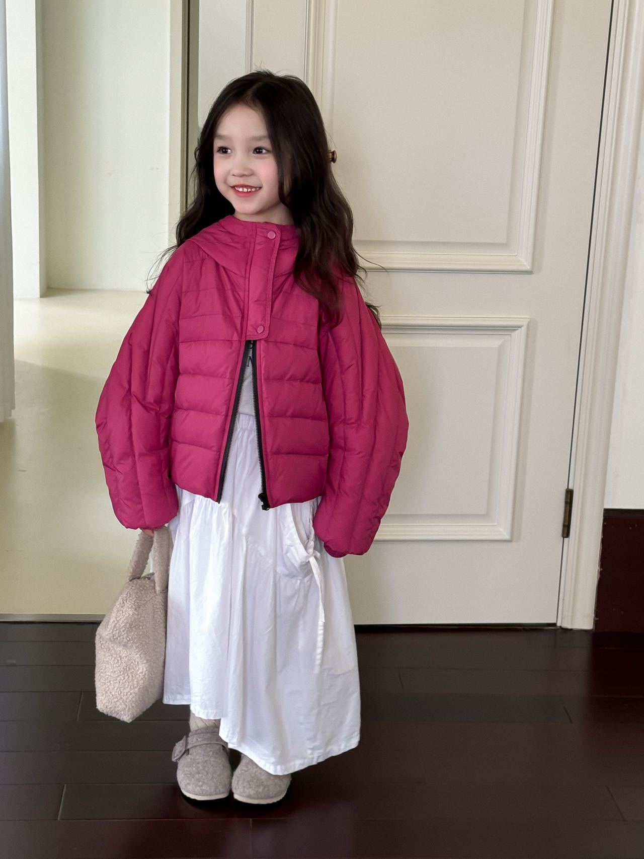 2025 米茶设计款 超显白软糯 90白鸭绒羽绒服 1400款 童装