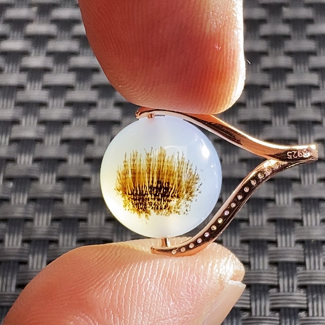 无***-玛瑙/玉髓未镶嵌吊坠(不含链)