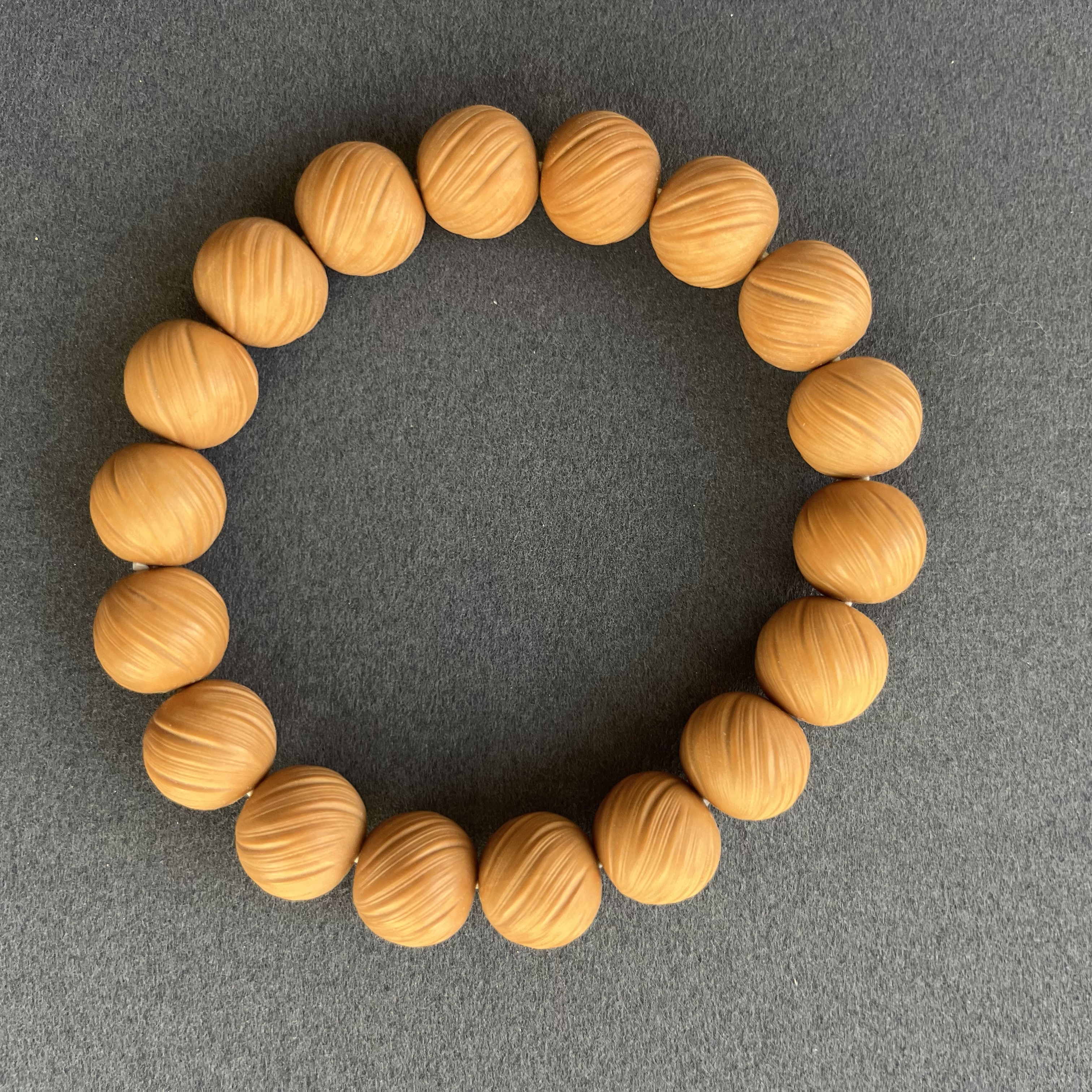 【定风珠】猴头核桃龙炎料SSS级全品精工雕刻无泡药无定风珠手串