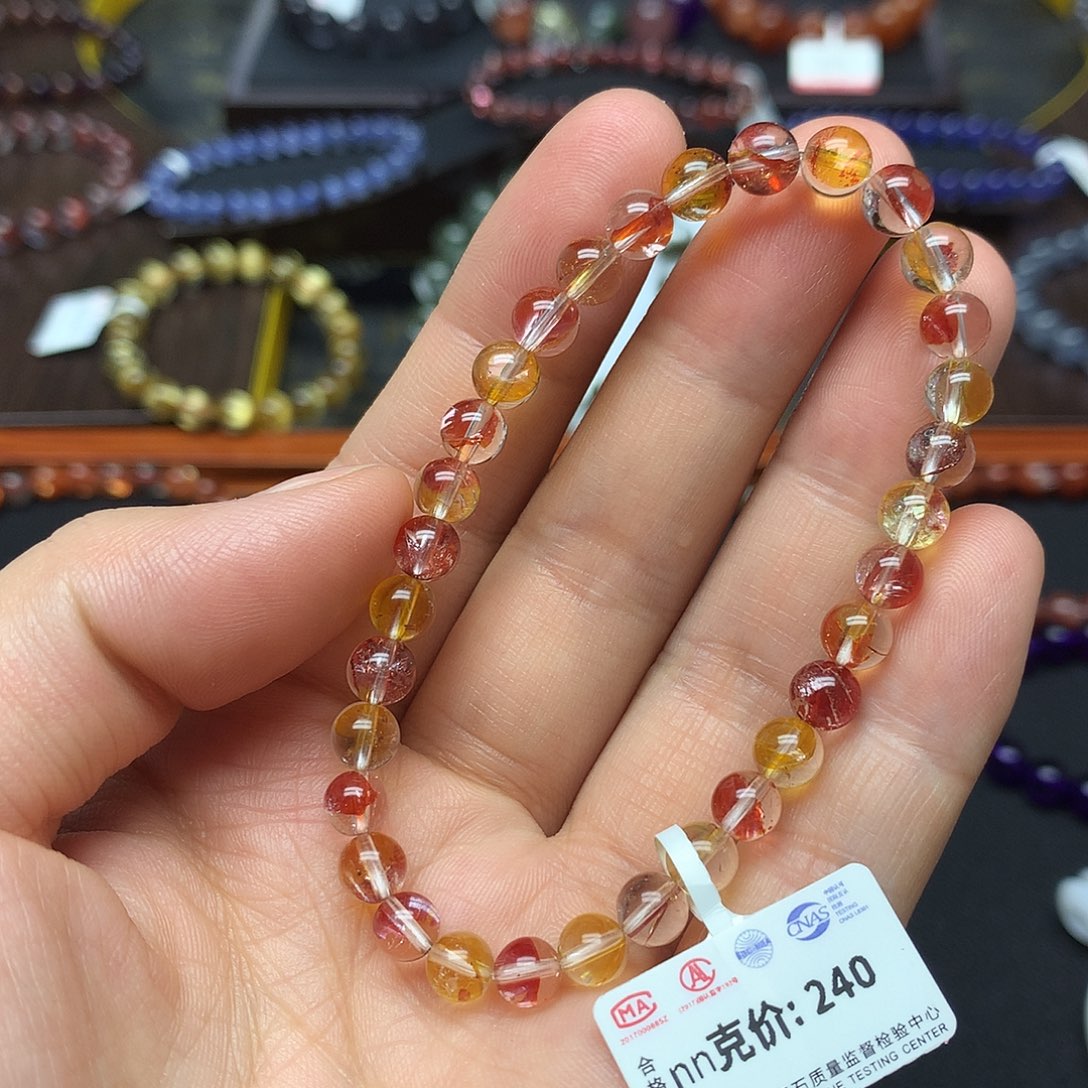 水晶手串未镶嵌手链