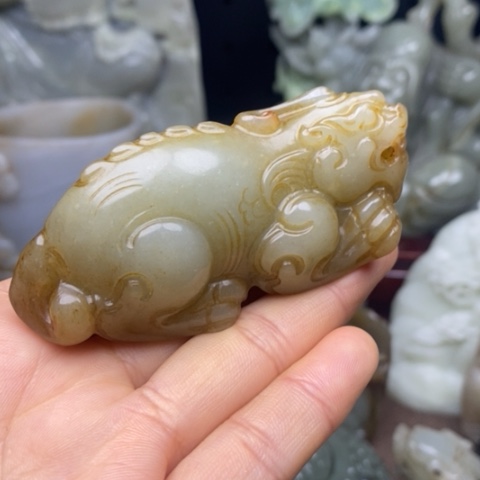 和田玉挂件把件摆件未镶嵌用****6