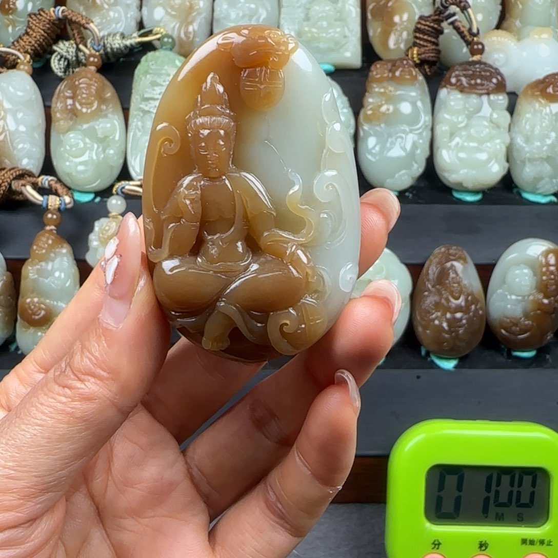 和田玉挂件未镶嵌