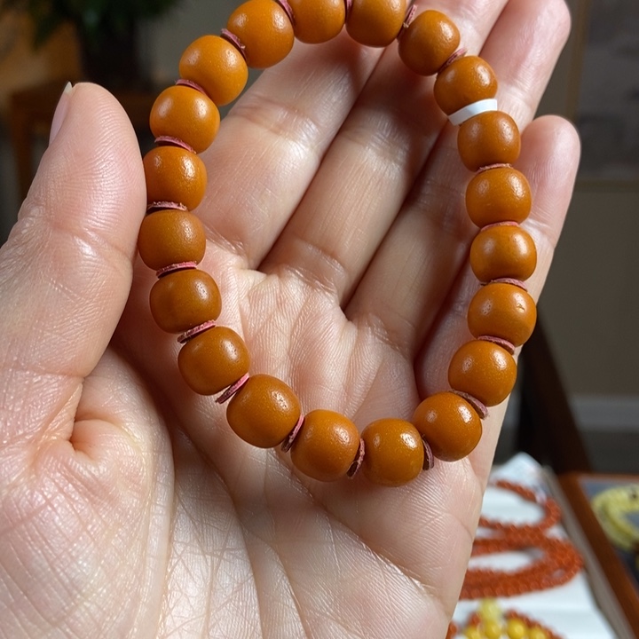 琥珀手链未镶嵌蜜蜡手串10