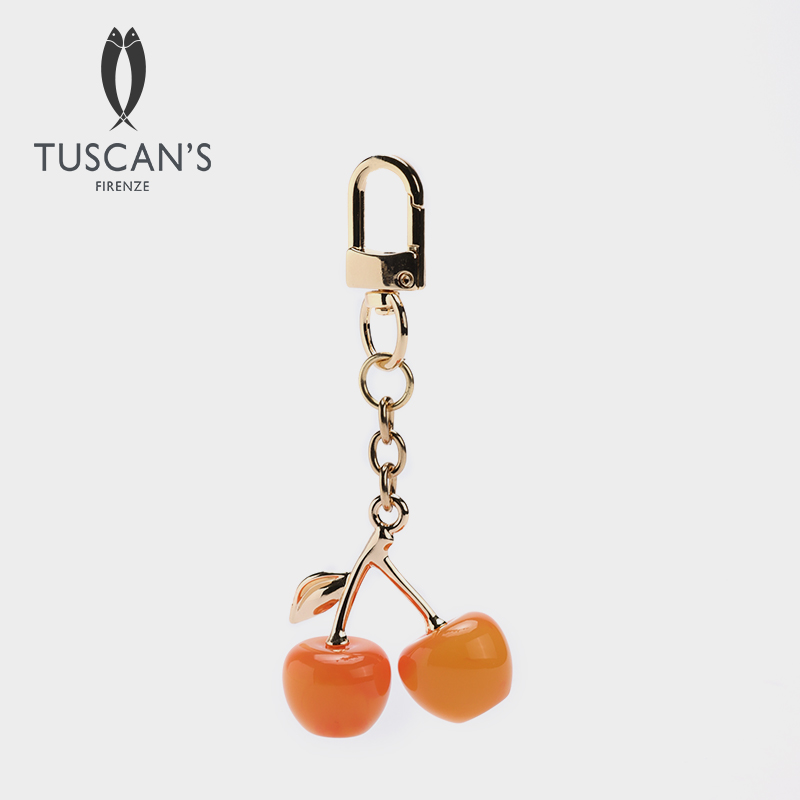 TUSCAN'S简约百搭小水果樱桃包包挂件包挂饰箱包配件