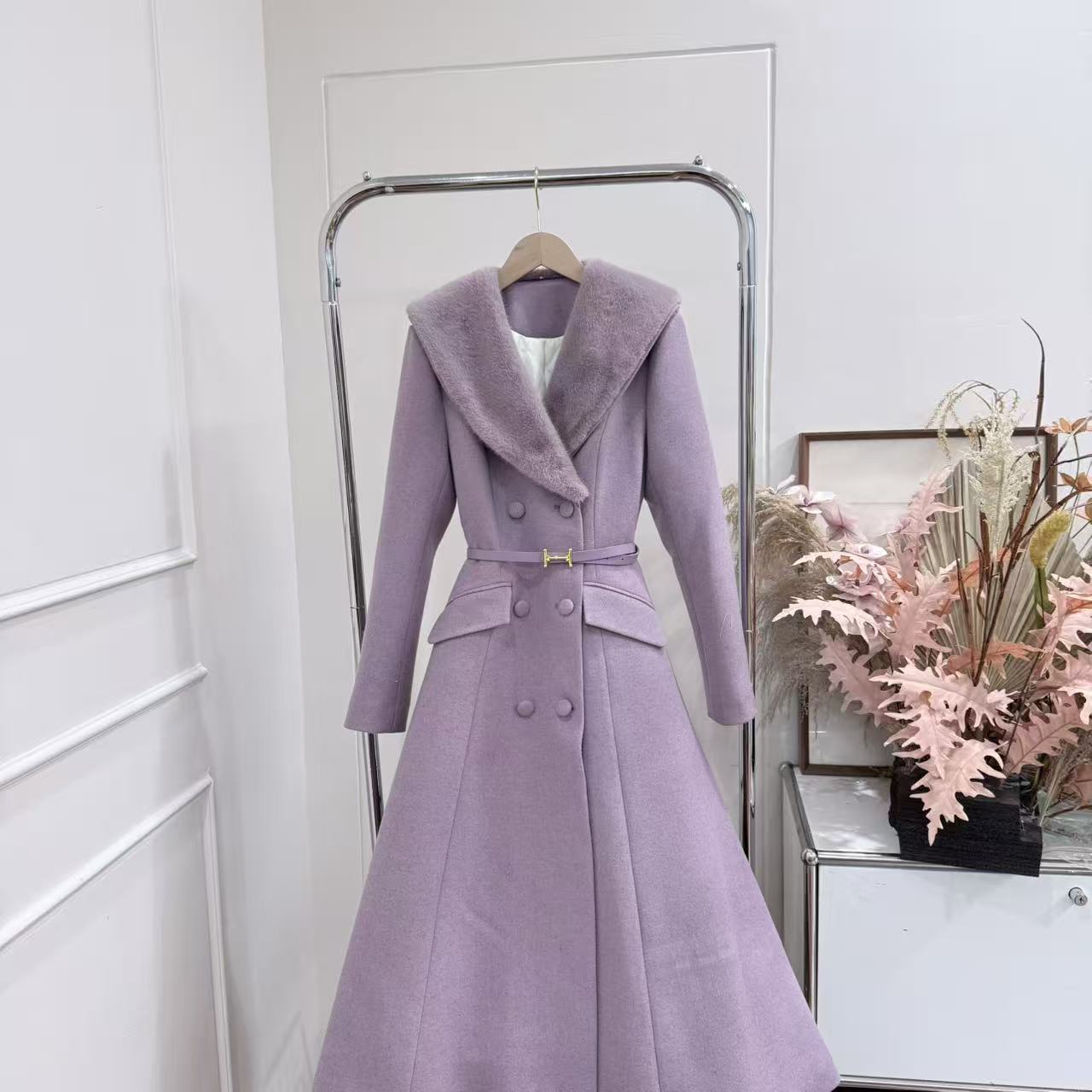 小八定制25年冬季新款时尚加厚保暖棉衣外套 13059  BCK