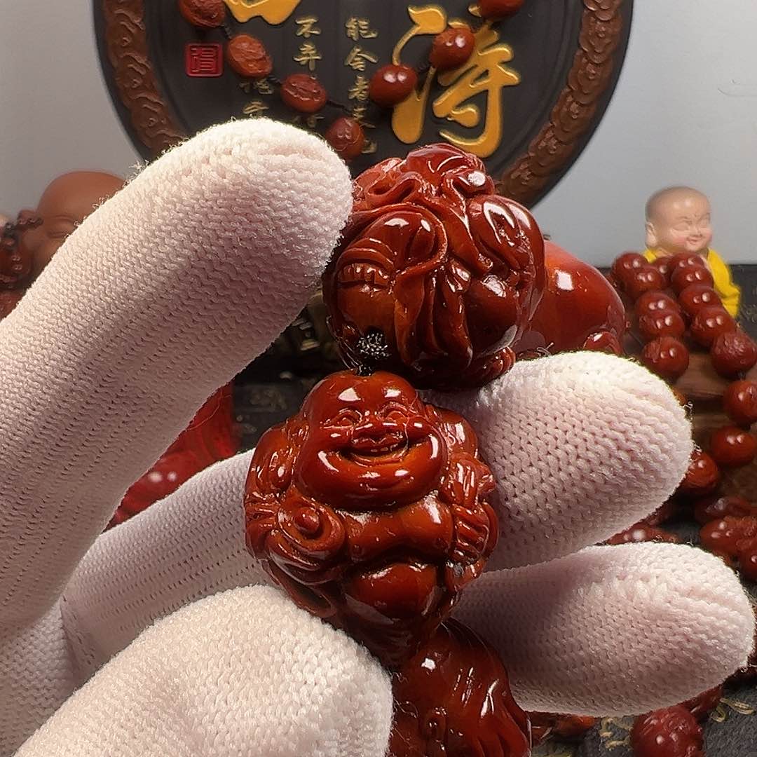 橄榄核手串/手链辛****阔八宝弥勒佛2586351