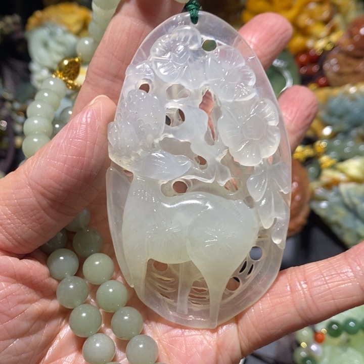 岫玉岫玉吊坠未镶嵌