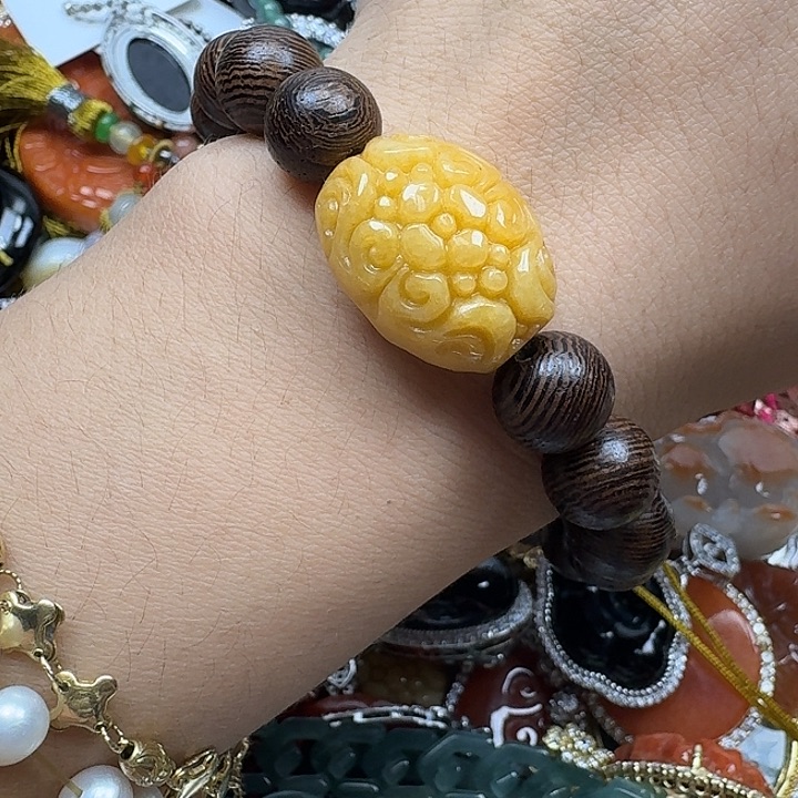 翡翠未镶嵌项链翡翠