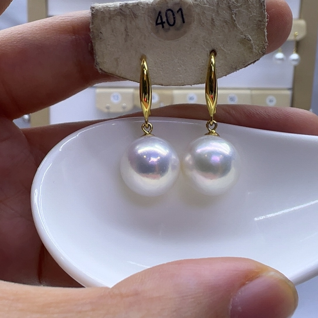 耳饰淡水珍珠银S925镶嵌