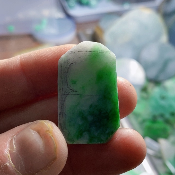 定制翡翠未镶嵌O**.翡翠