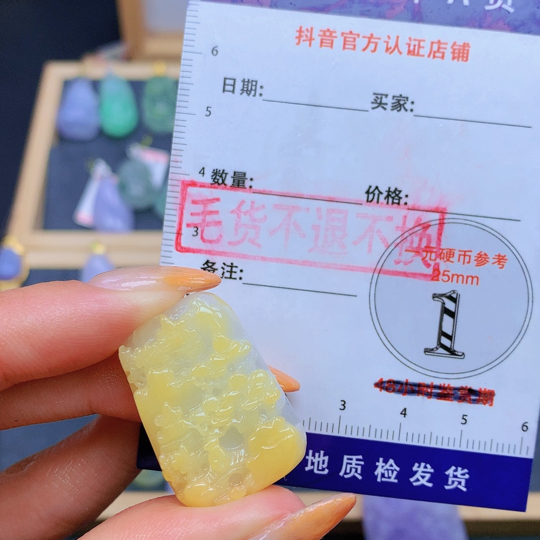 翡翠未镶嵌颈饰翡翠