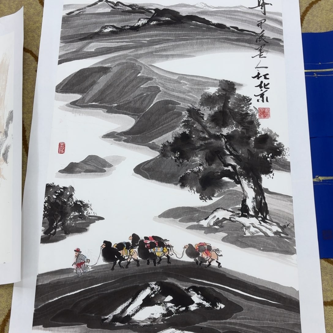 国画用****6墨人花鸟花鸟赵