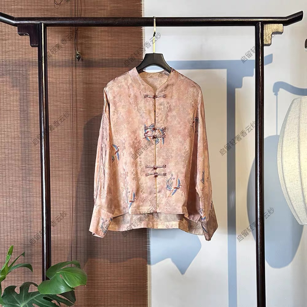 【凤舞】2025春秋季新款复古新中式盘扣百搭刺绣洋气外套