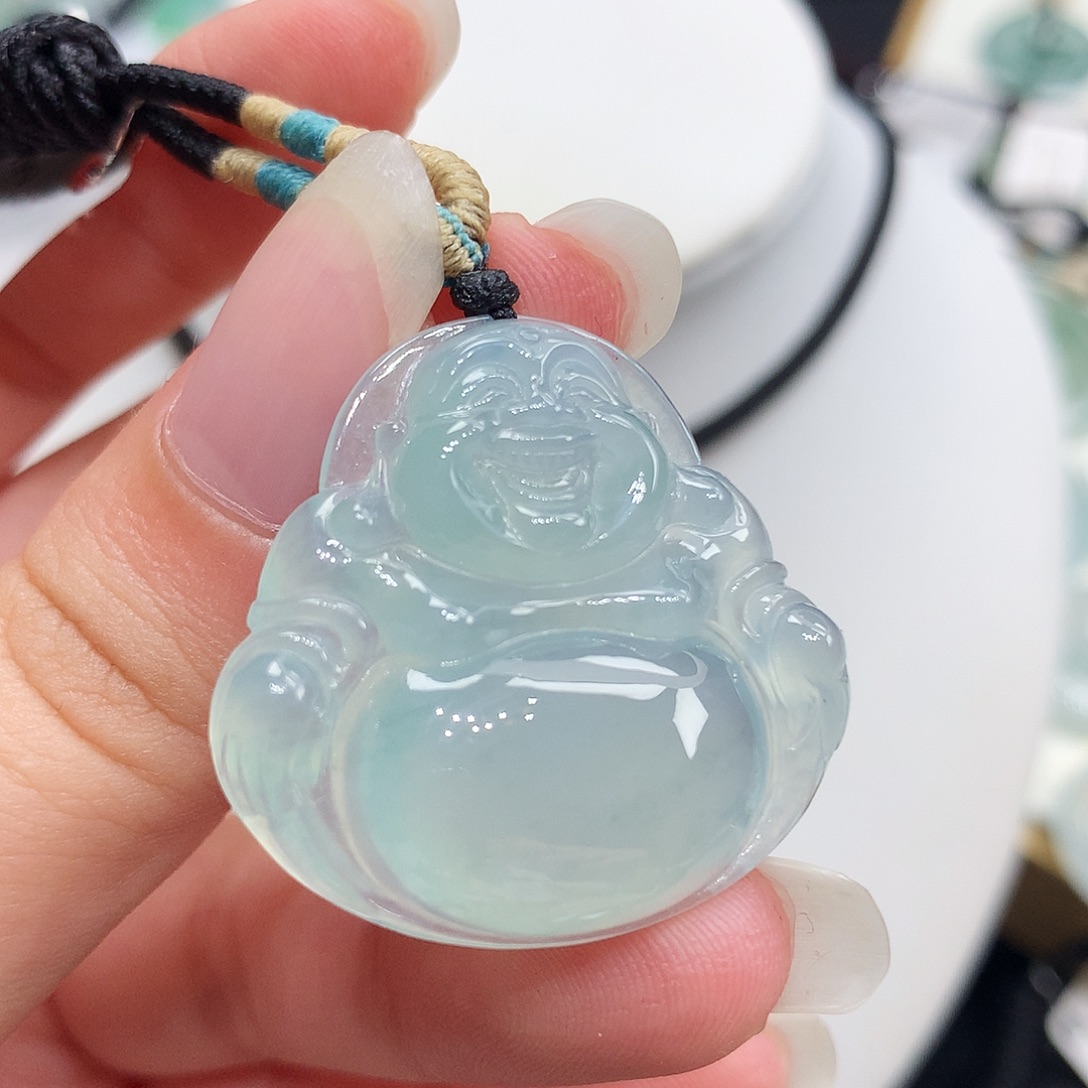 翡翠未镶嵌胸饰翡翠118，29.7/30.8/6