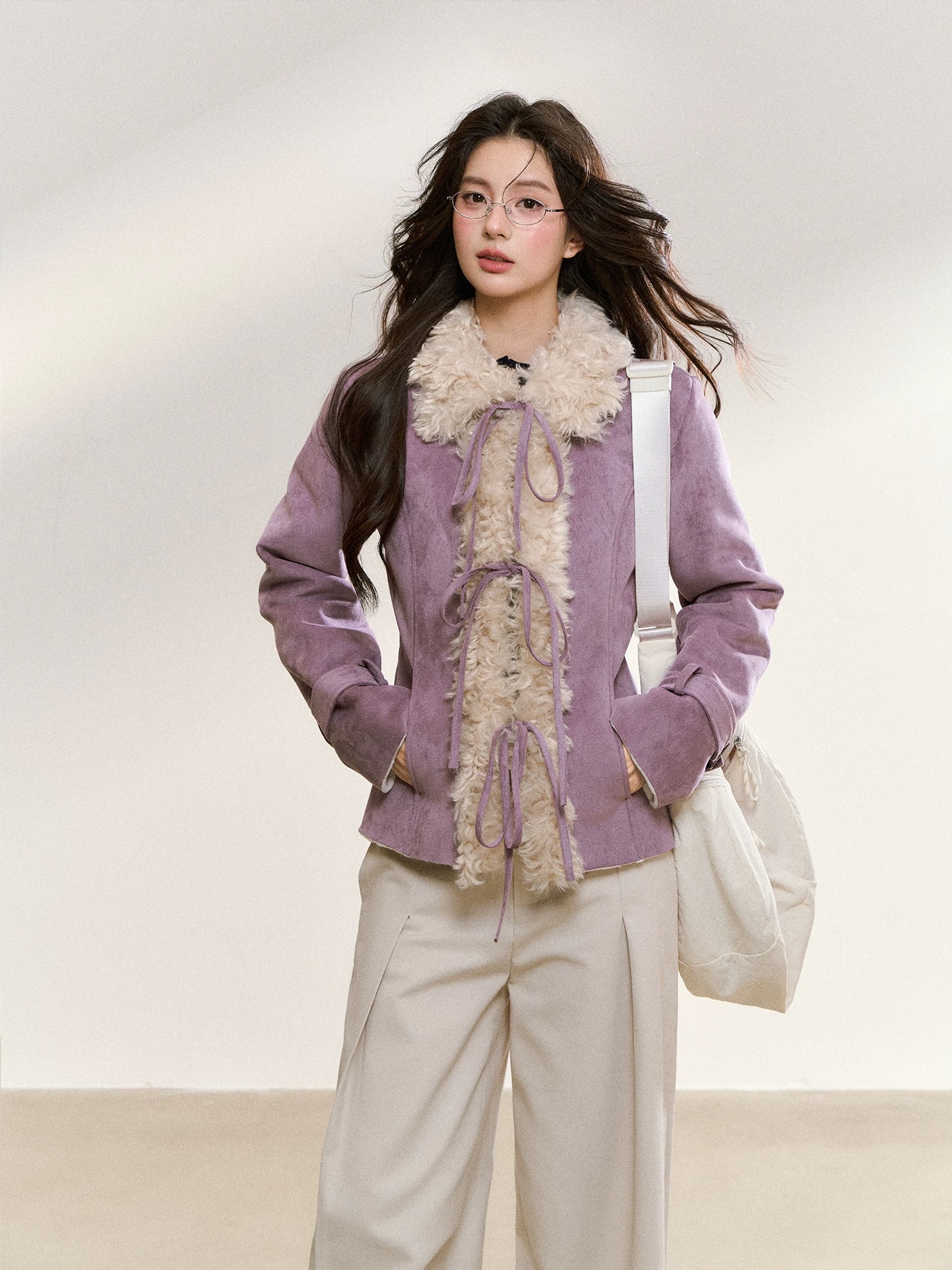 美拉德短外套女2025冬季新款高级感修身夹克上衣