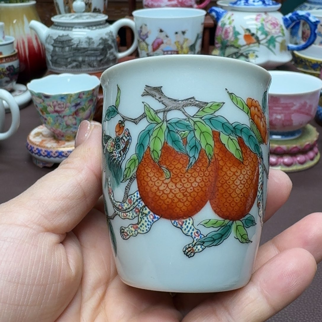 瓷片景德镇仿古手工制作精品展示