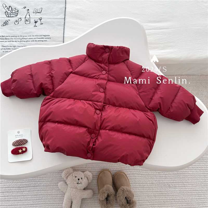 【现货】【90白鸭绒】冬季新款儿童加厚保暖羽绒服 244-MMSL-244268