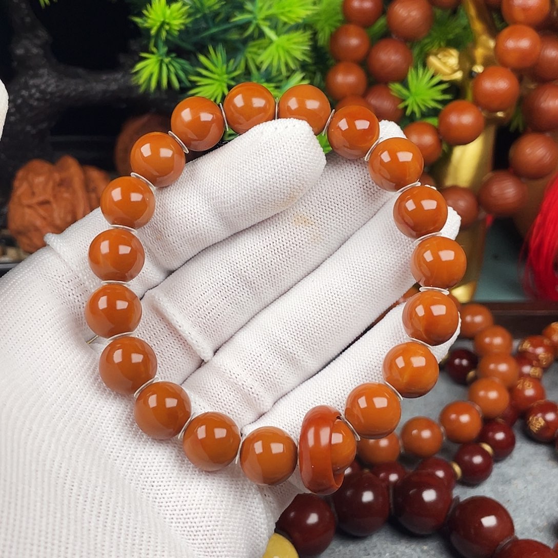 望***楼橄榄核手串1.15精品橄榄核正圆