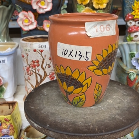 【闪购商品】红陶粗陶材质陶瓷多肉花盆