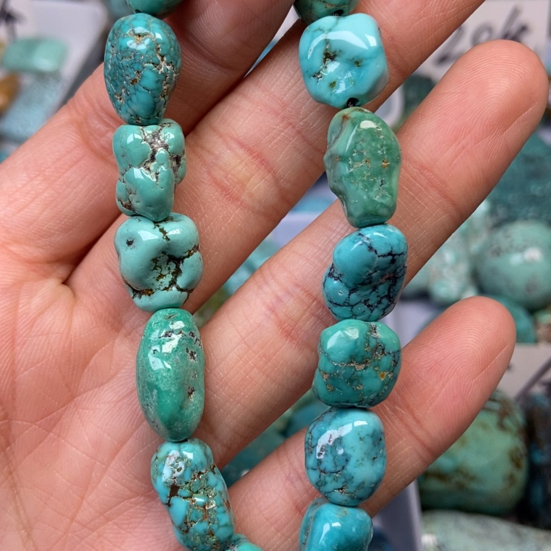 绿松石珠宝奇石未镶嵌