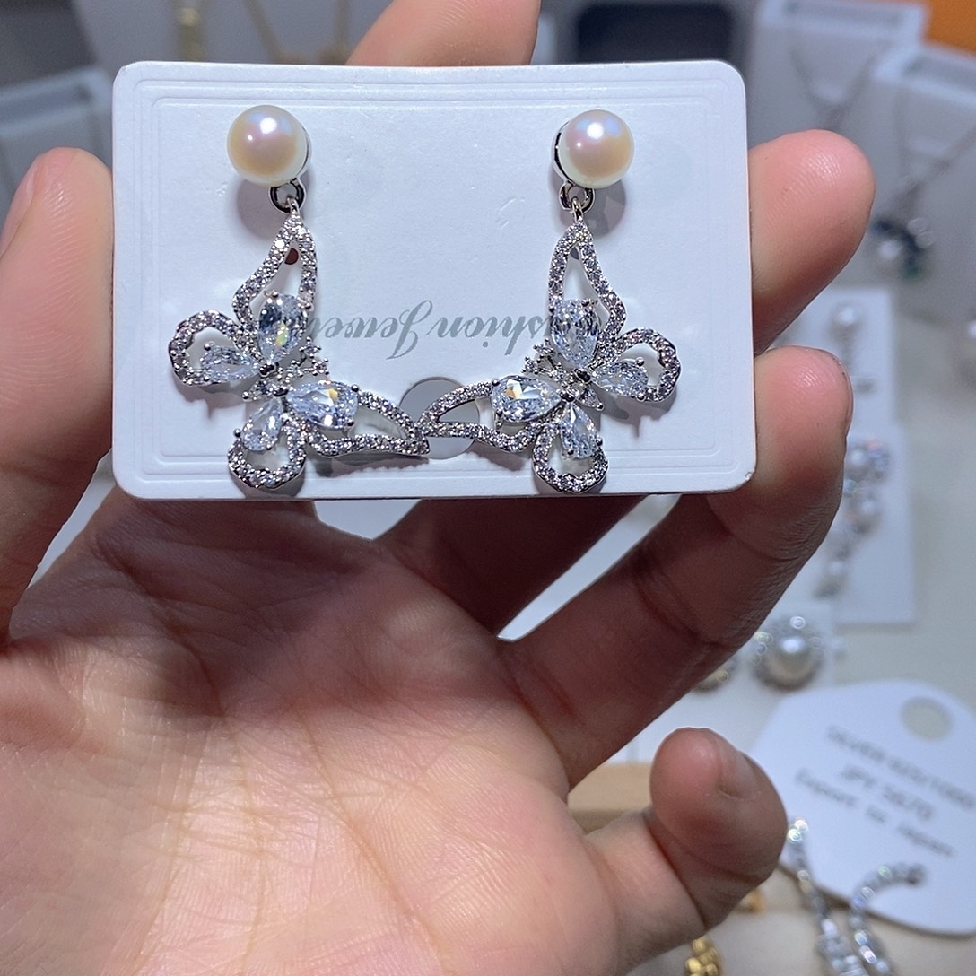 耳饰未镶嵌淡水珍珠