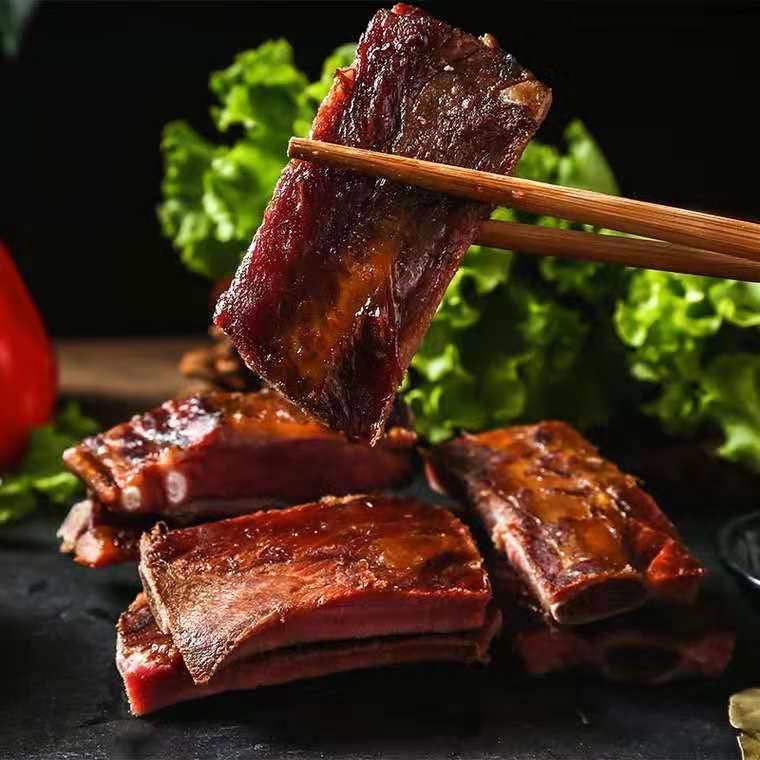 烟熏猪排骨腊肉-特产拍品