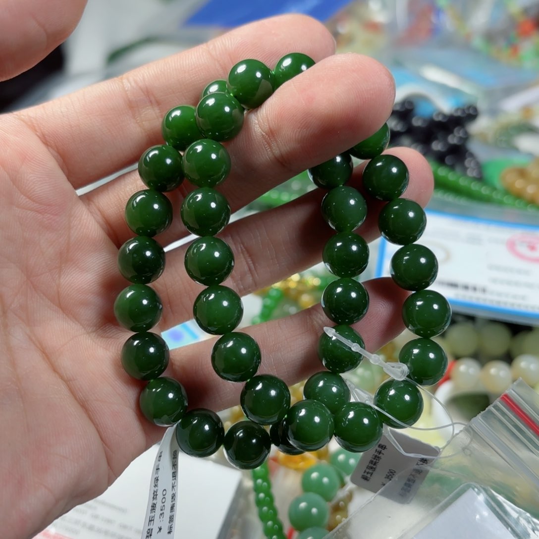 和田玉手链拍一发一多样性未镶嵌