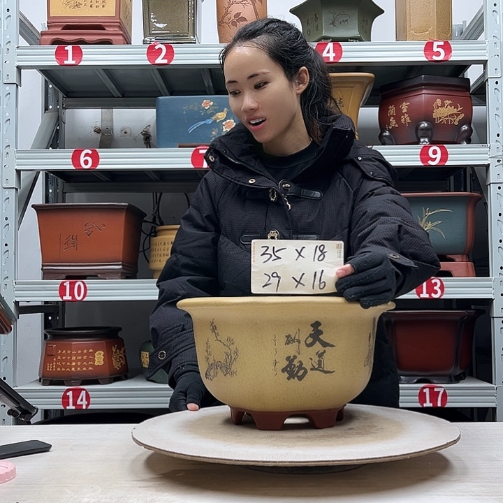 紫砂花盆紫砂花盆