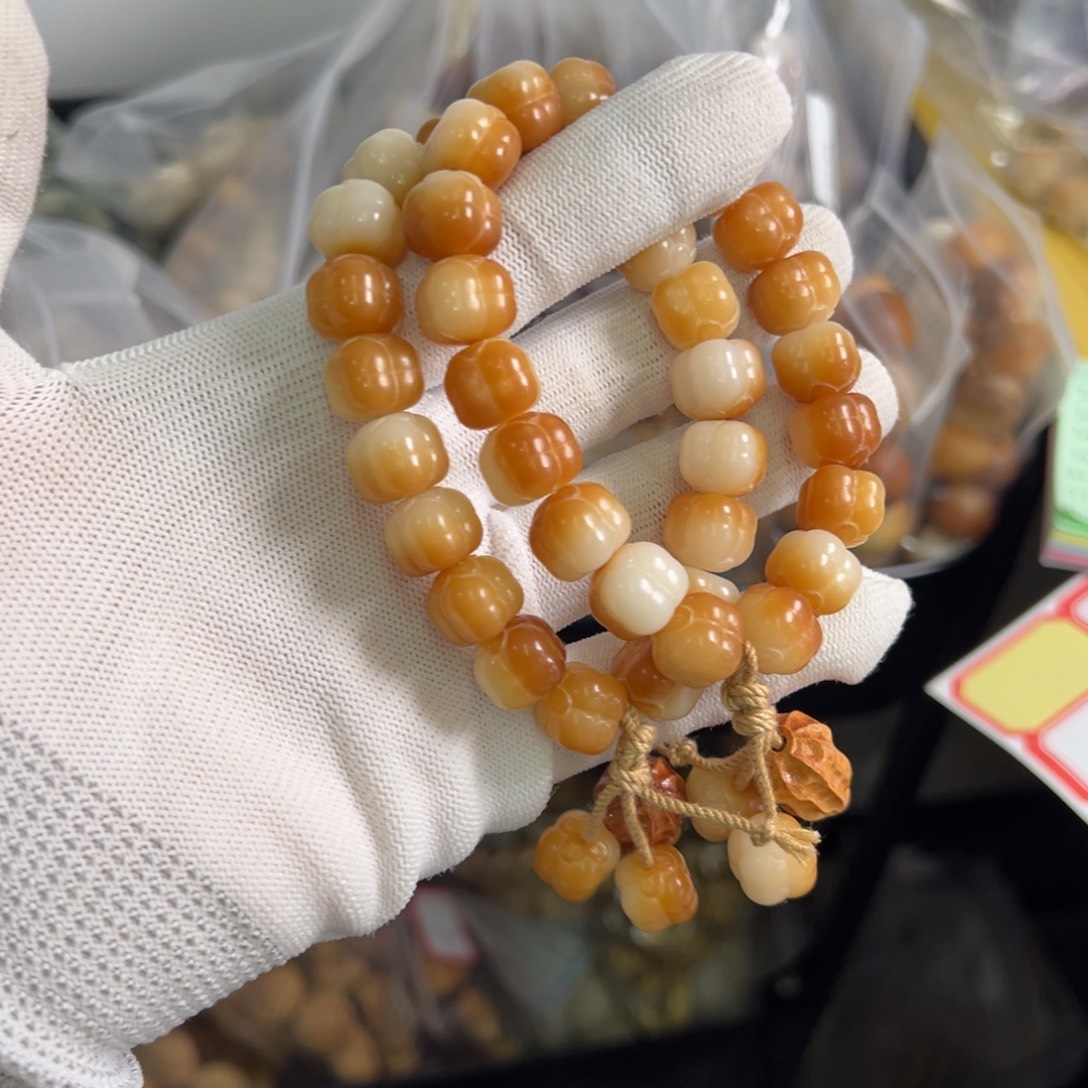 吊坠菩提根/象牙果A06柿子12mm通货一串随机