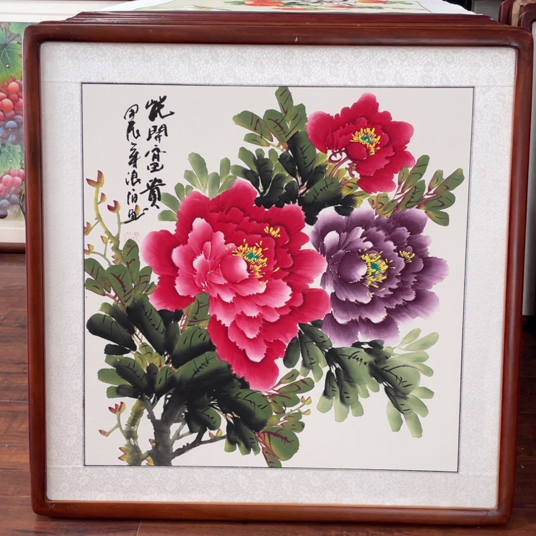 国画带框尺寸63*63厘米