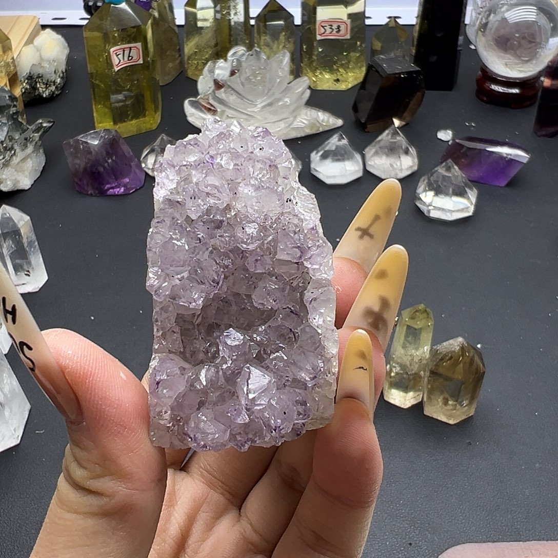 未镶嵌珠宝半成品紫晶