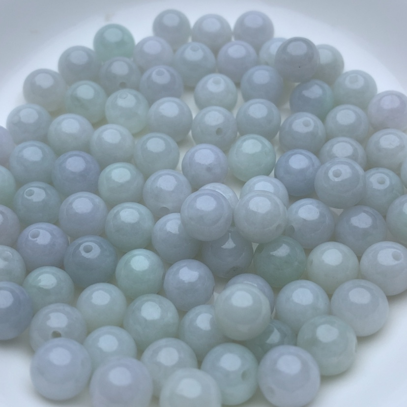 【闪购商品】翡翠手链未镶嵌卡7.6冰晴26颗