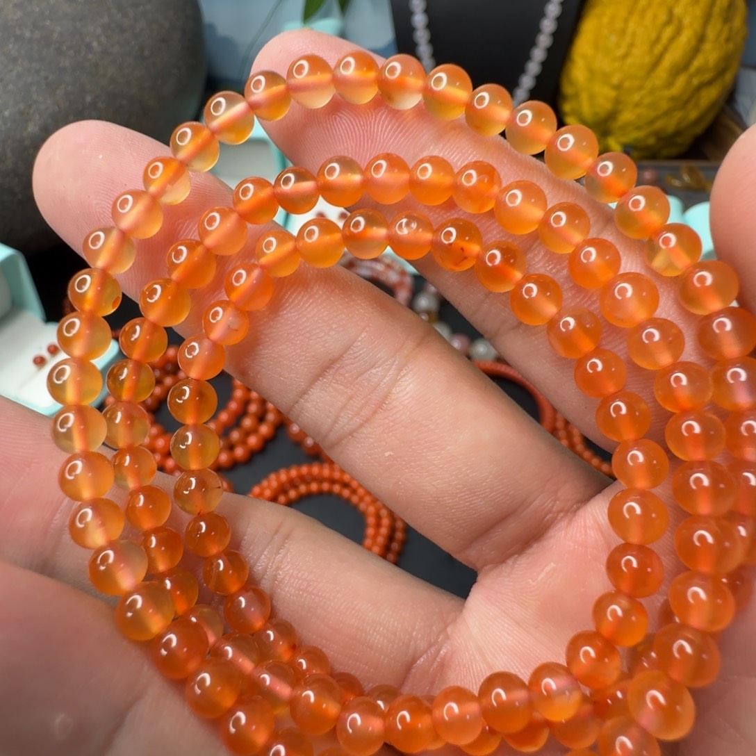 南红玛瑙未镶嵌单圈卡5