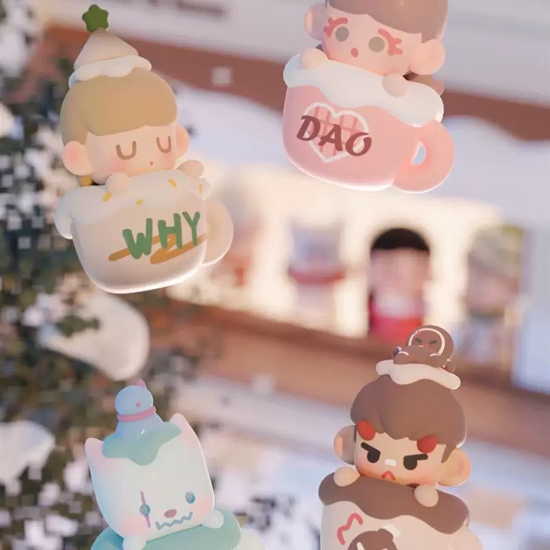 【拆盒】MMS冬日暖心杯盲盒潮玩手办摆件可爱萌粒