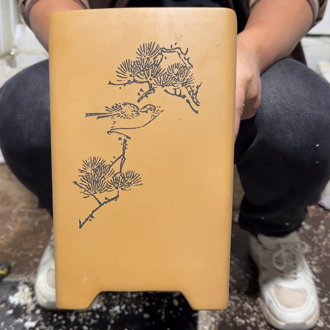 花盆紫砂口径18高度27