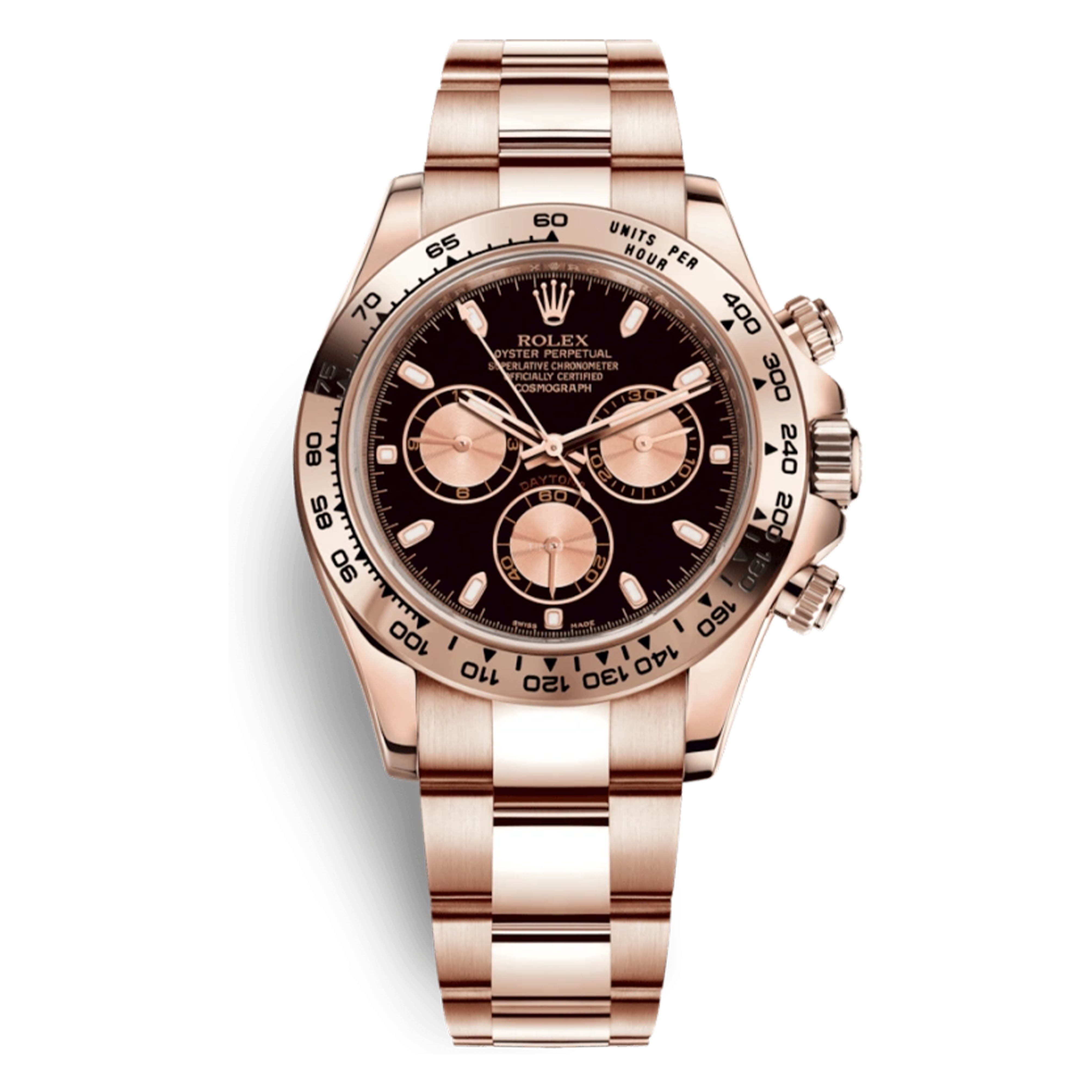 99新 Rolex/劳力士 /116505全玫瑰黑盘金眼/40mm