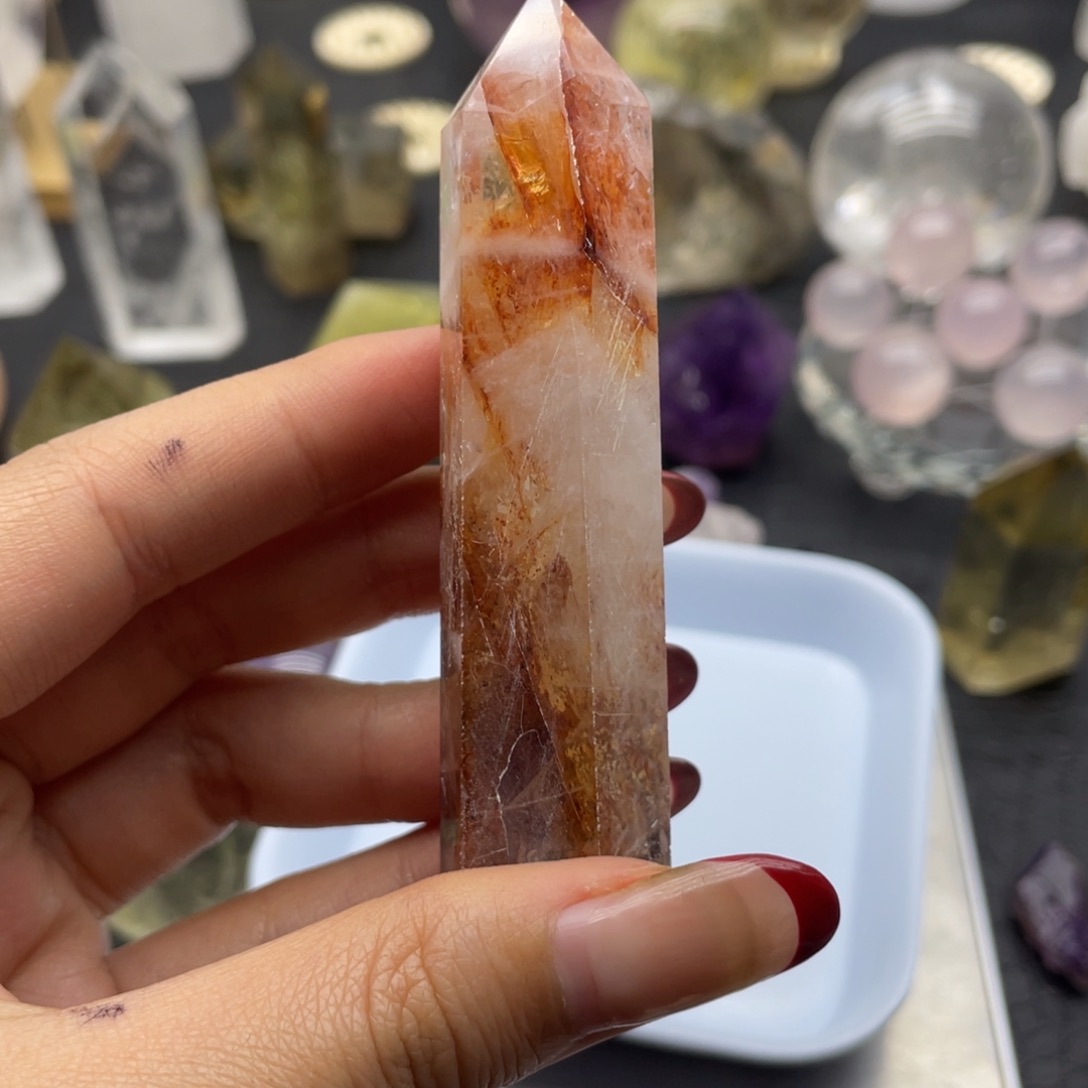 水晶82未镶嵌浇花柱子