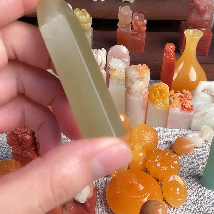 用***0老挝石印石丹东晶