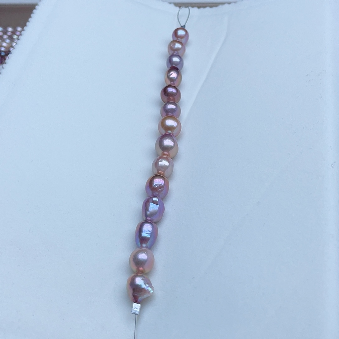 淡水珍珠手链银S925镶嵌