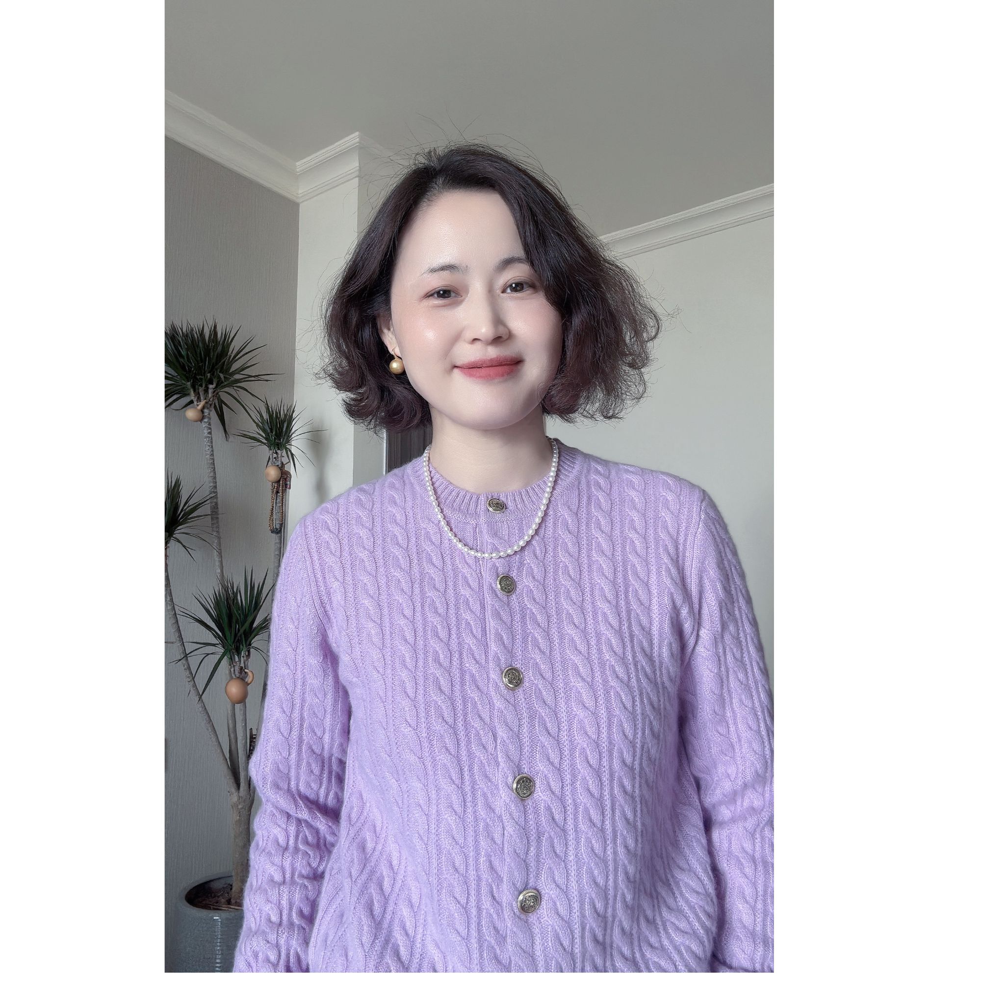 百搭小麻花~ 圆领山羊绒开衫女加厚开衫女毛衣宽松针织时尚外套