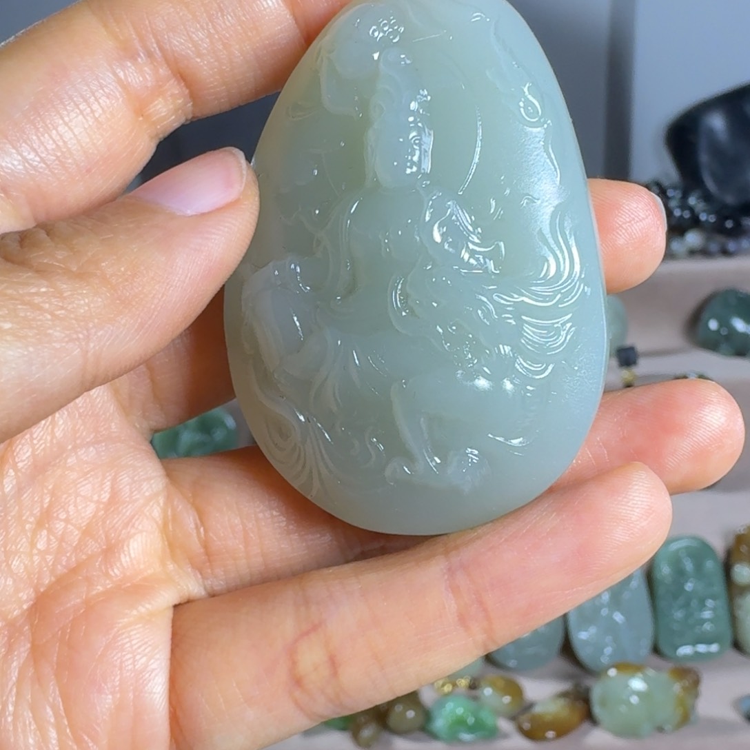 和田玉颈饰未镶嵌