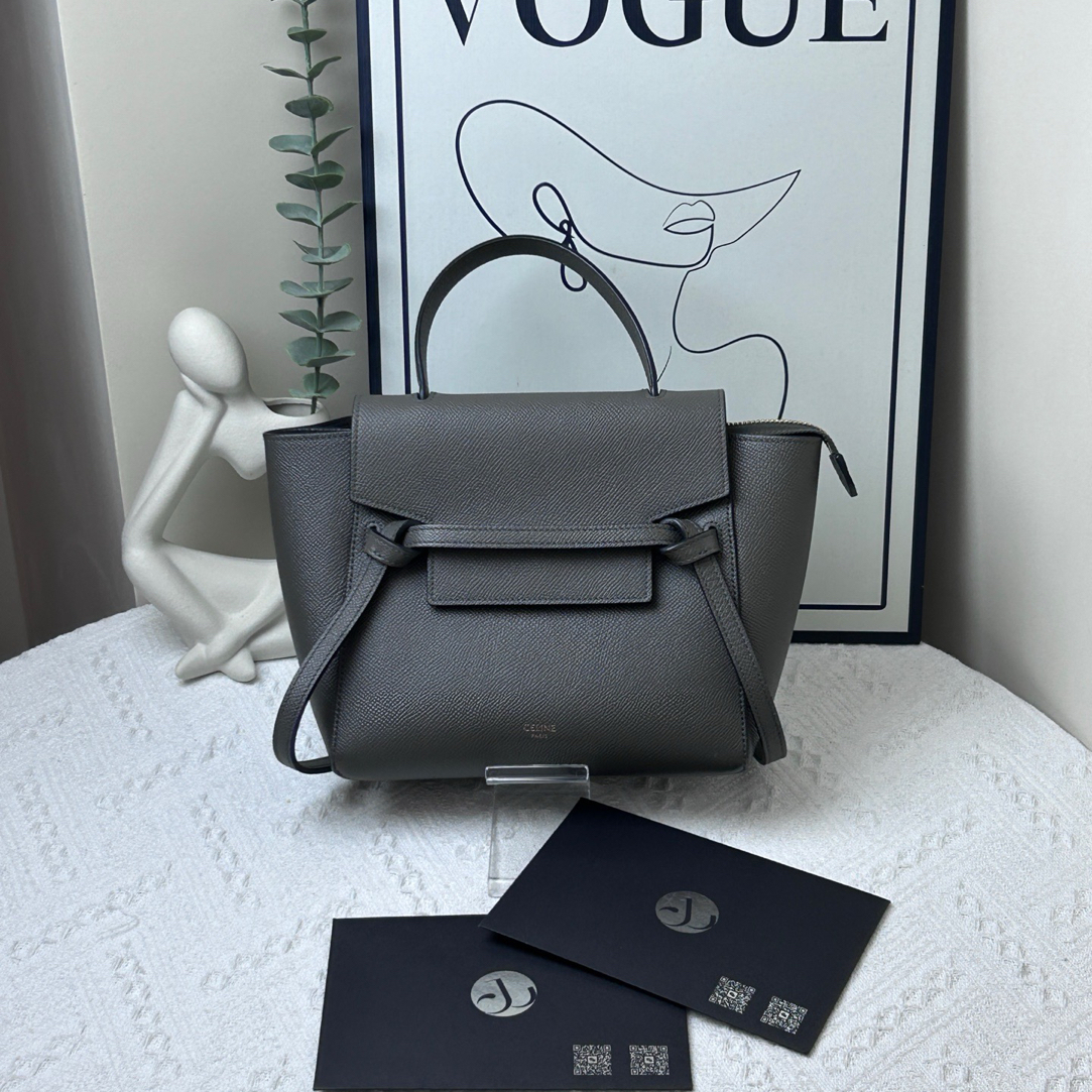 95新 Celine/思琳 鲶鱼包灰 21年/JWX5657