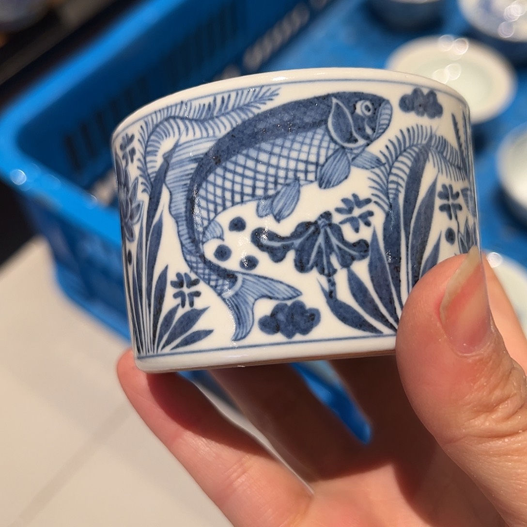 奢窑柴窑微瑕杯杯杯杯