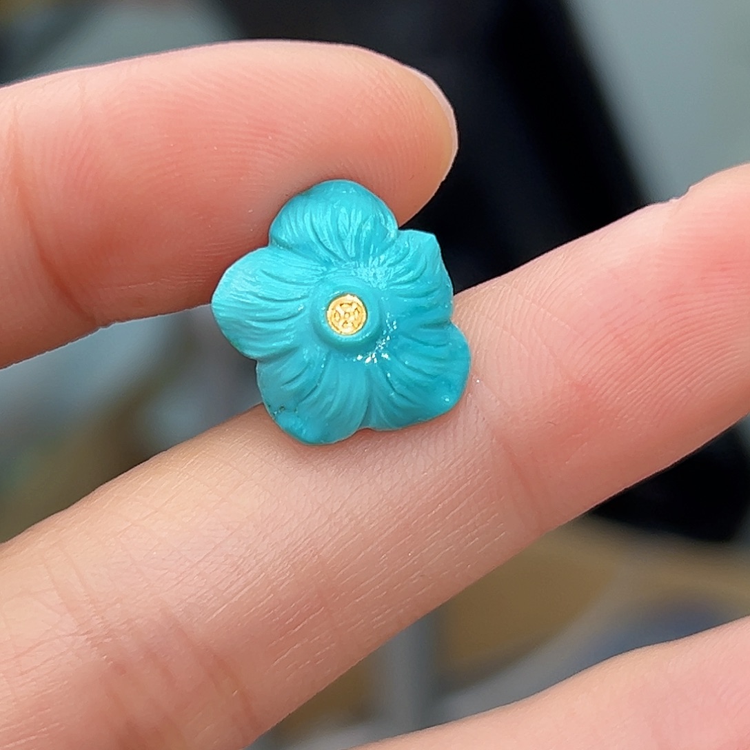 绿松石珠宝奇石未镶嵌