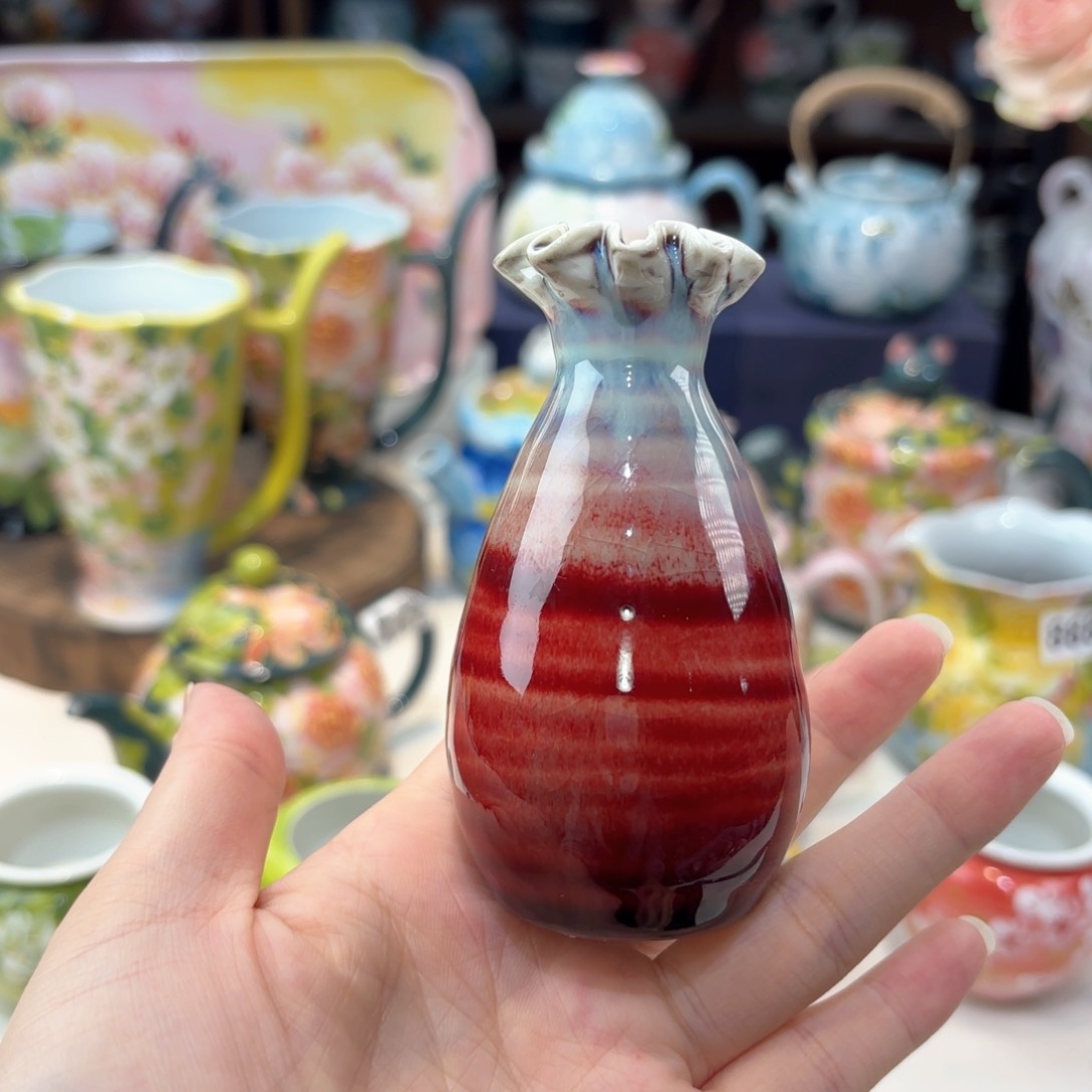 景德镇手绘高温釉下彩陶瓷茶具