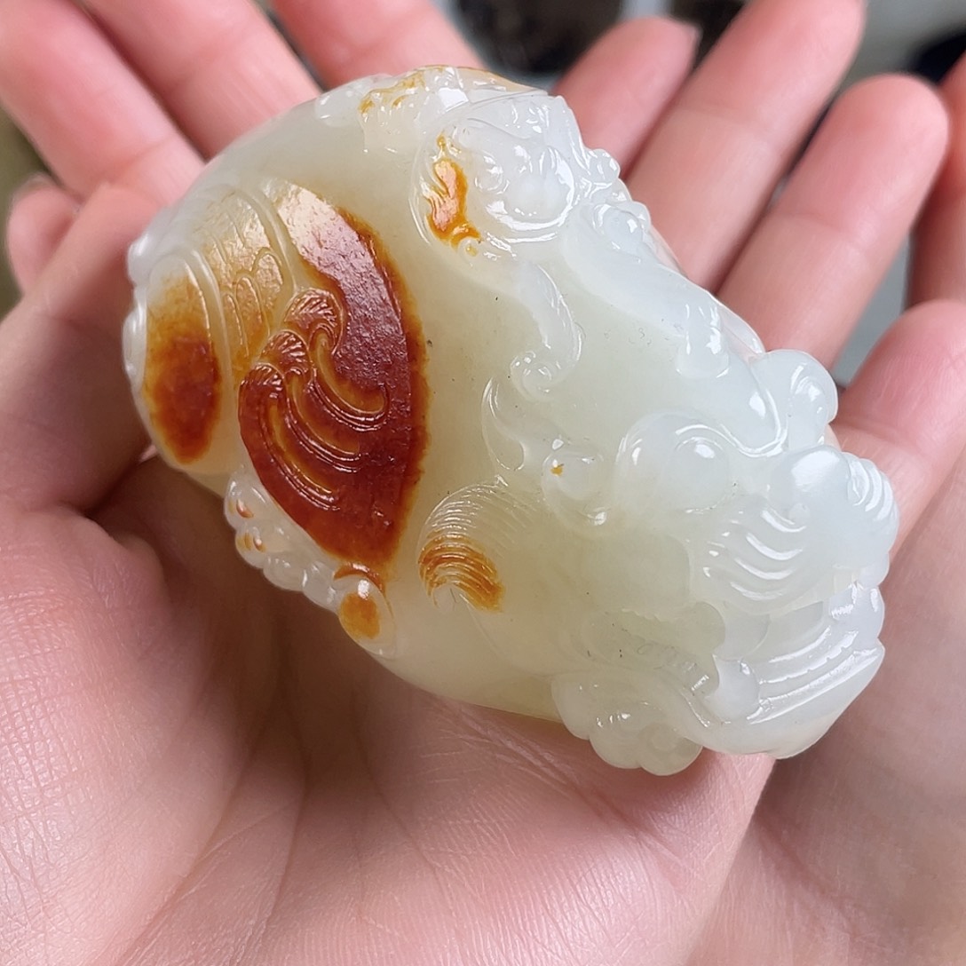 和田玉挂件未镶嵌阿**.