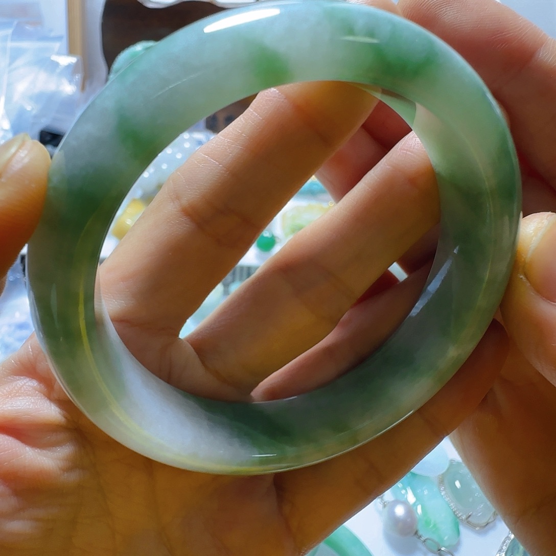 翡翠未镶嵌手镯翡翠499