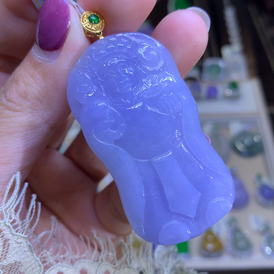 翡翠戒指银S925镶嵌翡翠